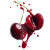 Juicy Cherry Half Vinyl Car Decal Sticker – Waterproof & UV-Resistant 6.826666666666667"