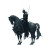 Knight On Horse V11 Vinyl Car Decal Sticker – Waterproof & UV-Resistant 3.4133333333333336"