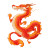Cartoon Chinese Dragon V3 Vinyl Car Decal Sticker – Waterproof & UV-Resistant 3.4133333333333336"