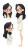 Curious Girl Portrait Vinyl Car Decal Sticker – Waterproof & UV-Resistant 9.706666666666667"