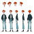 Red-Haired Character Design Vinyl Car Decal Sticker – Waterproof & UV-Resistant 6.826666666666667"