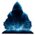Hooded Mage V4 Vinyl Car Decal Sticker – Waterproof & UV-Resistant 3.4133333333333336"
