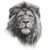 Lion Tattoo Portrait V2 Vinyl Car Decal Sticker – Waterproof & UV-Resistant 3.4133333333333336"