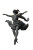 Dancing Androgynous Figure Vinyl Car Decal Sticker – Waterproof & UV-Resistant 4.4