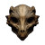 Alien Bone Mask Vinyl Car Decal Sticker – Waterproof & UV-Resistant 3.4133333333333336"