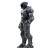 Dark Grey Robot Vinyl Car Decal Sticker – Waterproof & UV-Resistant 6.826666666666667"