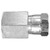 Versatile Steel Hydraulic Adapter Fitting | NPTF Female to Female Swivel 37º Flare - Fits Various Applications