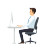Male Office Worker Vinyl Car Decal Sticker – Waterproof & UV-Resistant 6.826666666666667"