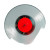 Translucent Red Record Vinyl Car Decal Sticker – Waterproof & UV-Resistant 6.826666666666667"