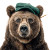 Bear Accountant Vinyl Car Decal Sticker – Waterproof & UV-Resistant 6.826666666666667"