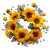 Sunflower Wreath Vinyl Car Decal Sticker – Waterproof & UV-Resistant 3.4133333333333336"