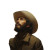 Divine Cowboy Portrait Vinyl Car Decal Sticker – Waterproof & UV-Resistant 6.826666666666667"