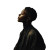 Androgynous Black Portrait Vinyl Car Decal Sticker – Waterproof & UV-Resistant 3.4133333333333336"