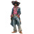 Cowboy Pimp Vinyl Car Decal Sticker – Waterproof & UV-Resistant 3.4133333333333336"