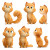 Pixar Tabby Cat V2 Vinyl Car Decal Sticker – Waterproof & UV-Resistant 3.4133333333333336"