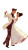 Dancing Wedding Couple Vinyl Car Decal Sticker – Waterproof & UV-Resistant 4.8533333333333335"