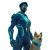 Neon Cyber Hero Vinyl Car Decal Sticker – Waterproof & UV-Resistant 3.4133333333333336"