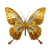 Golden Sparkling Butterfly Vinyl Car Decal Sticker – Waterproof & UV-Resistant 6.826666666666667"