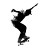 Silhouette Skater Vinyl Car Decal Sticker – Waterproof & UV-Resistant 6.826666666666667"