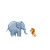 Elephant And Lion V3 Vinyl Car Decal Sticker – Waterproof & UV-Resistant 6.826666666666667"