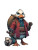 D&D Mandarin Duck Vinyl Car Decal Sticker – Waterproof & UV-Resistant 8.213333333333333"