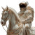 Astronaut On Horse V2 Vinyl Car Decal Sticker – Waterproof & UV-Resistant 3.4133333333333336"