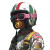 Mexican Racer Vinyl Car Decal Sticker – Waterproof & UV-Resistant 3.4133333333333336"