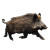 Wild Boar Running Vinyl Car Decal Sticker – Waterproof & UV-Resistant 3.4133333333333336"