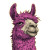 Llama Cartoon Vinyl Car Decal Sticker – Waterproof & UV-Resistant 3.4133333333333336"
