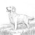 Golden Retriever Drawing Vinyl Car Decal Sticker – Waterproof & UV-Resistant 3.4133333333333336"