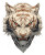 Aggressive Tiger V12 Vinyl Car Decal Sticker – Waterproof & UV-Resistant 8.0"