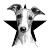 Puppy Whippet Logo Vinyl Car Decal Sticker – Waterproof & UV-Resistant 3.4133333333333336"