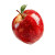 Red Falling Apple Vinyl Car Decal Sticker – Waterproof & UV-Resistant 3.4133333333333336"