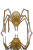 Crystal Spider V2 Vinyl Car Decal Sticker – Waterproof & UV-Resistant 4.4