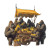 Gorillas Stealing Bananas Vinyl Car Decal Sticker – Waterproof & UV-Resistant 3.4133333333333336"