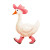 Cartoon Goose Cowboy Vinyl Car Decal Sticker – Waterproof & UV-Resistant 6.826666666666667"