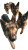 Playing German Shepherds Vinyl Car Decal Sticker – Waterproof & UV-Resistant 4.8533333333333335"