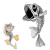 Hearing Fish Skeleton Vinyl Car Decal Sticker – Waterproof & UV-Resistant 6.826666666666667"
