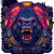 Mecha Gorilla Head Vinyl Car Decal Sticker – Waterproof & UV-Resistant 6.826666666666667"