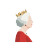 Queen'S Profile Vinyl Car Decal Sticker – Waterproof & UV-Resistant 3.4133333333333336"