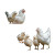 Hen And Chicks Vinyl Car Decal Sticker – Waterproof & UV-Resistant 6.826666666666667"