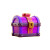 Purple Treasure Chest V2 Vinyl Car Decal Sticker – Waterproof & UV-Resistant 3.4133333333333336"