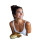Woman Enjoying Meal Vinyl Car Decal Sticker – Waterproof & UV-Resistant 8.213333333333333"
