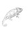 Chameleon Coloring Page Vinyl Car Decal Sticker – Waterproof & UV-Resistant 4.05333333333333