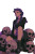Goth Cyberpunk Girl V2 Vinyl Car Decal Sticker – Waterproof & UV-Resistant 8.96"