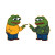 Pepe Points Vinyl Car Decal Sticker – Waterproof & UV-Resistant 3.4133333333333336"