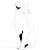 Minimalist Cat Drawing V5 Vinyl Car Decal Sticker – Waterproof & UV-Resistant 3.4133333333333336"