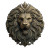 Metallic Lion Logo Vinyl Car Decal Sticker – Waterproof & UV-Resistant 3.4133333333333336"
