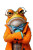 Sassy Bullfrog Vinyl Car Decal Sticker – Waterproof & UV-Resistant 4.4