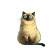 Cartoon Cat V13 Vinyl Car Decal Sticker – Waterproof & UV-Resistant 6.826666666666667"